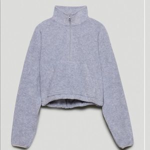 Aritzia TNA Polar 1/2 Fleece Zip